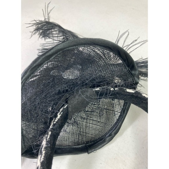 Houndstooth Mickey Ears Black White Disney Parks Stylish Classic Hat Cap DAMAGED - Picture 4 of 10